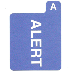 Alert-card Neo, plastic coated