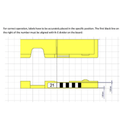 Board Numbers Labels For Dealing Machine 1-48
