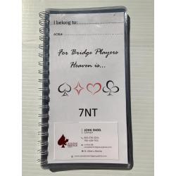 BridgeMate 1 Partnership Convention Card Folder