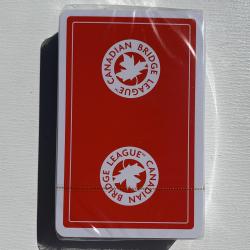 (ACBL Compatible) Canadian Bridge League (CBL) Playing Cards Deck - Made in Canada!