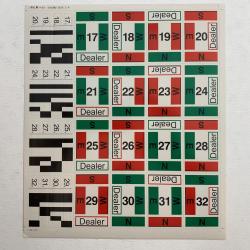 Flemming Replacement Stickers for Duplicate Boards 17-32