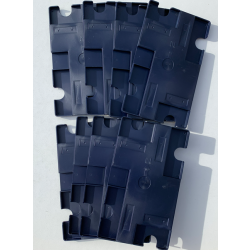 Jannersten - Rectangle Duplicate Boards Set of 8 Blue