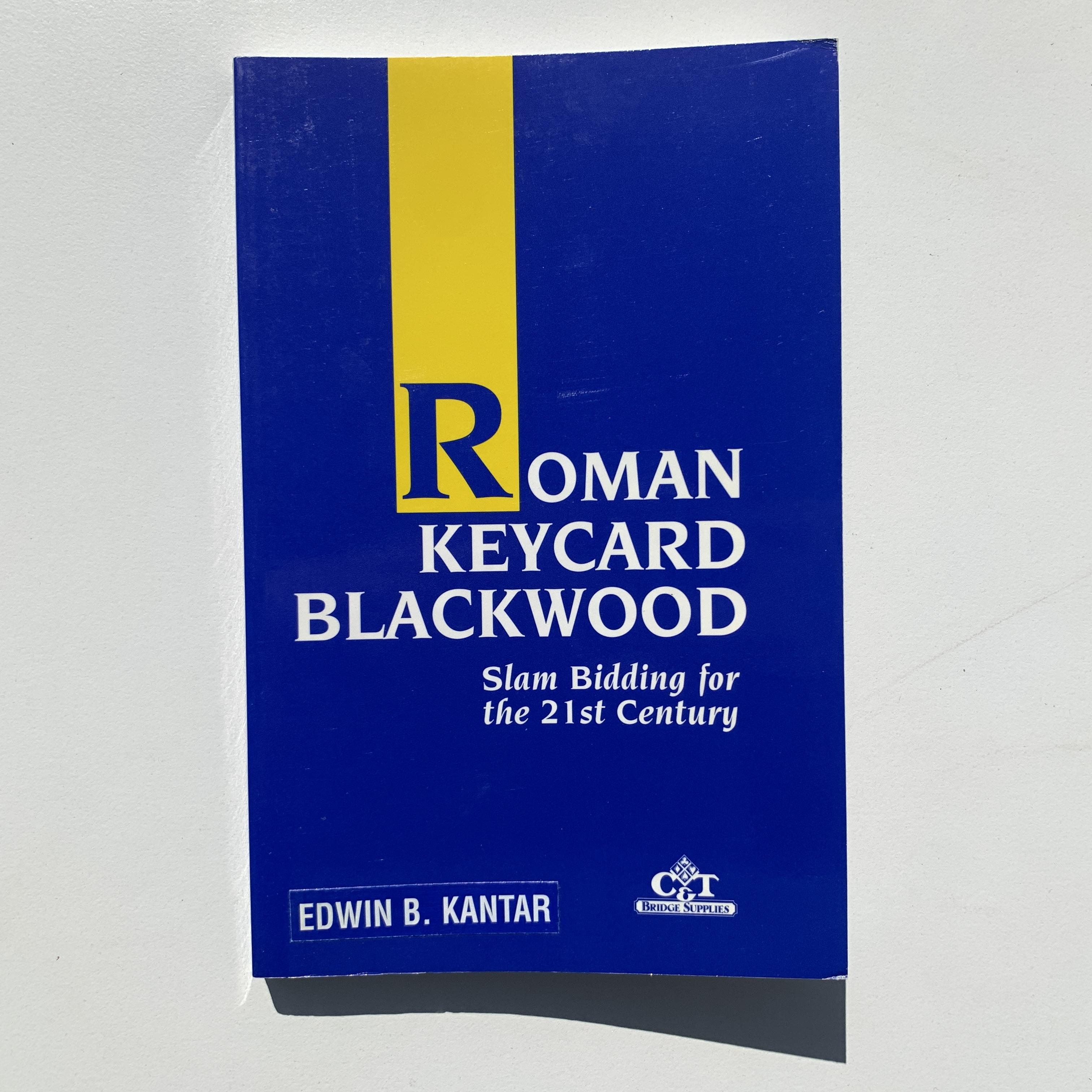Bridge Book Roman Keycard Blackwood 5th Edition By Eddie Kantar-Used ...